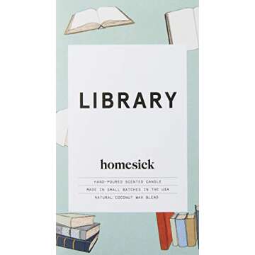 Homesick Scented Candle, Library