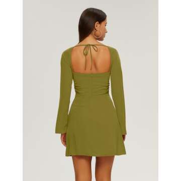XLLAIS Puff Sleeve Mini Dress: Chic & Comfy Style