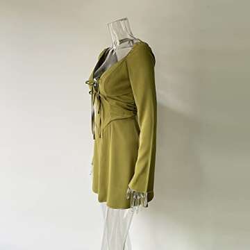 XLLAIS Puff Sleeve Mini Dress: Chic & Comfy Style