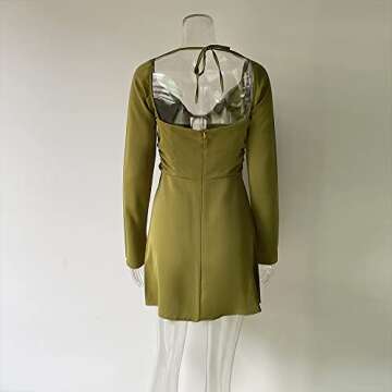 XLLAIS Puff Sleeve Mini Dress: Chic & Comfy Style