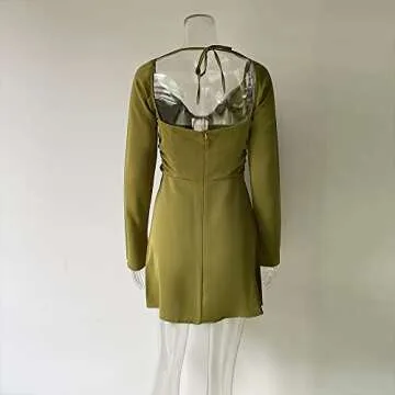 XLLAIS Puff Sleeve Mini Dress: Chic & Comfy Style