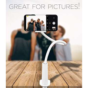 Aduro Adjustable Phone Holder for All Smartphones - Blue