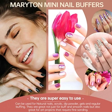 Maryton Mini Nail Buffer Blocks for Professional Results