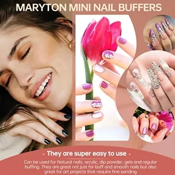 Maryton Mini Nail Buffer Blocks for Professional Results