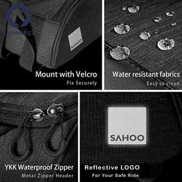 Roswheel Essentials Bike Trunk Bag with 8L Capacity