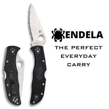 Spyderco Endela Lightweight EDC Knife - VG-10 Steel Included