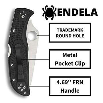 Spyderco Endela Lightweight EDC Knife - VG-10 Steel Included