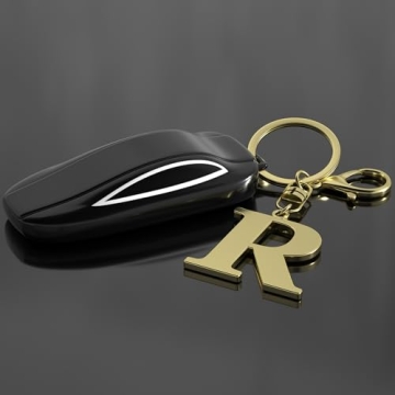 Stainless Steel Gold Letter Keychain for Unique Style