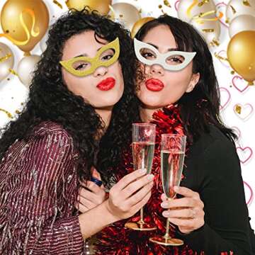 Twavang 24 Sheets White Glitter Cardstock Paper, A4 Premium Sparkly Paper for Scrapbook, DIY Projects, Party Decoration, Gift Box Wrapping 250GSM/92lb