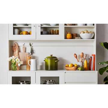 Le Creuset Enamel on Steel Stockpot, 10 qt., Olive