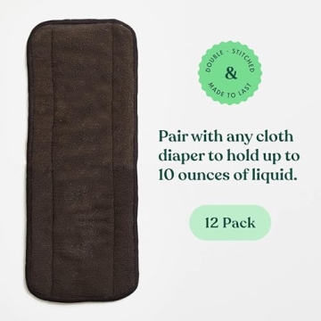 Naturally Nature Cloth Diaper Inserts Pack of 12