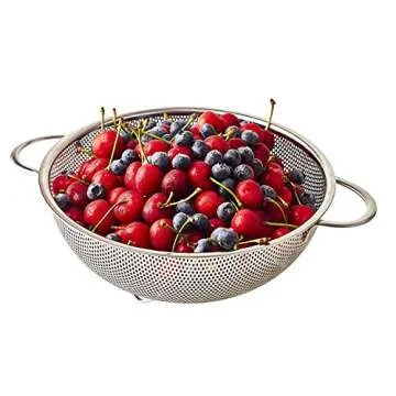 Ultimate HÖLM Stainless Steel Strainer Colander Set - 3 Sizes