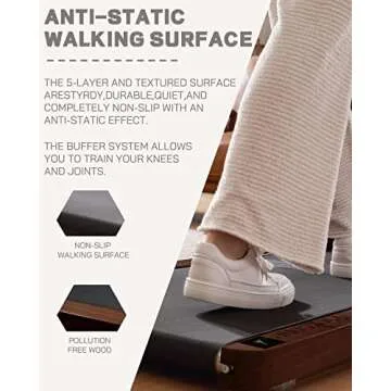 Maksone Under Desk Treadmill, Compact & Quiet for Home Office