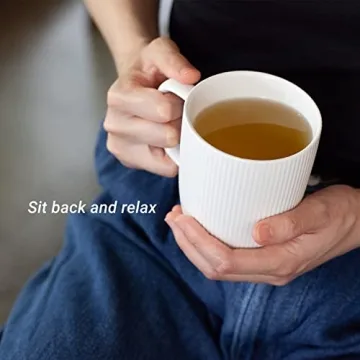 emoi Large Porcelain Tea Cup with Infuser