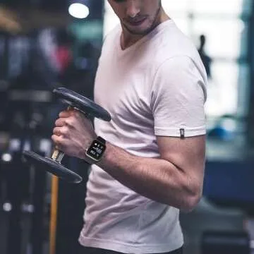 LANGXIAN Premium Silicone Compatible with Apple Watch Band 45mm 46mm 44mm 42mm 41mm 40mm 38mm, Sport Women Men Strap for iWatch Series 10 9 8 SE 7 6 5 4 3 2 1,Midnight 38/40/41/42mm (series10)-S/M