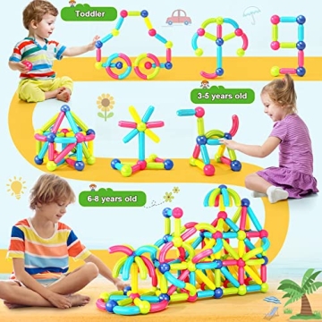 Educational Magnetic Blocks for Toddlers - Looivo Starter Set