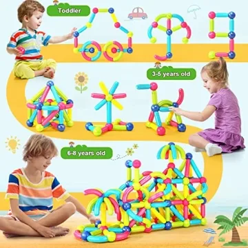 Educational Magnetic Blocks for Toddlers - Looivo Starter Set