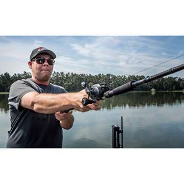 Abu Garcia Revo Beast 40 Low Profile Fishing Reel, High-Performance Freshwater Reel, Baitcaster Fishing Reel, Durable & Lightweight Construction, Max Drag of 30lb | 13.6kg