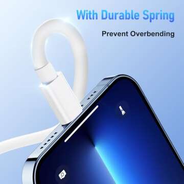 Kitminun MFi Certified Fast iPhone Charger 6ft Cable