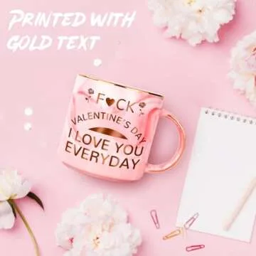 SAPGIF Valentines Day Gifts for Her, Funny 12 OZ Coffee Mug Gifts for Girlfriend Wife from Boyfriend Husband Him, Cute Stuff for Women Her, Naughty Valentines Presents Gift Ideas