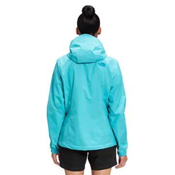 THE NORTH FACE Women's Resolve 2 Rain Jacket (Standard and Plus Size), Maui Blue, Medium