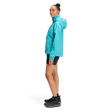 THE NORTH FACE Women's Resolve 2 Rain Jacket (Standard and Plus Size), Maui Blue, Medium