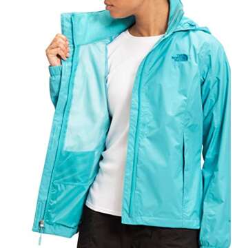 THE NORTH FACE Women's Resolve 2 Rain Jacket (Standard and Plus Size), Maui Blue, Medium
