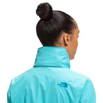 THE NORTH FACE Women's Resolve 2 Rain Jacket (Standard and Plus Size), Maui Blue, Medium