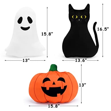 Percozzi Halloween Ghost Pillow Set for Festive Decor