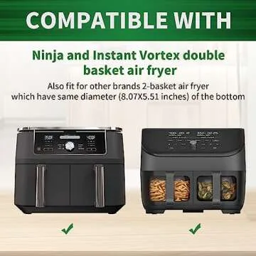 Convenient SIUDANGKA Air Fryer Liners for Easy Cleanup