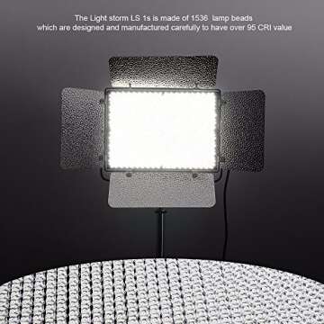 Aputure LS 1S 1536 Daylight LED Light Panel for Creatives