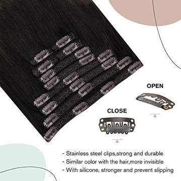 Ugeat 20 Inch Clip-in Balayage Extensions for Effortless Glam