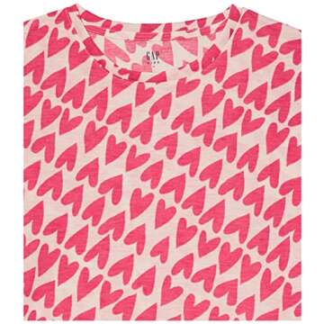 GAP Girls Long Sleeve Pajama Set HEARTS for Cozy Nights
