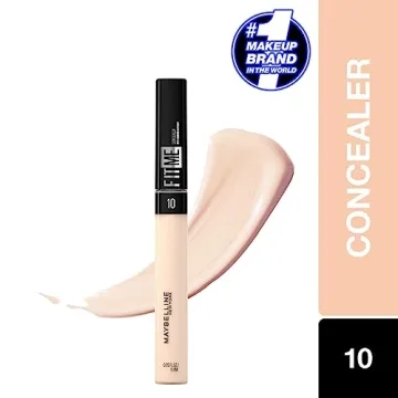 Maybelline New York Fit Me Liquid Concealer Makeup, Natural Coverage, Lightweight, Conceals, Covers Oil-Free, Light, 1 Count (Packaging May Vary)