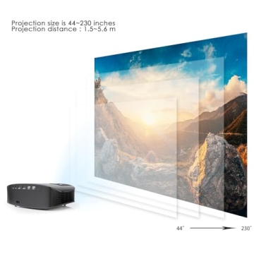 GooDee Smart 4K Projector for Stunning Home Entertainment