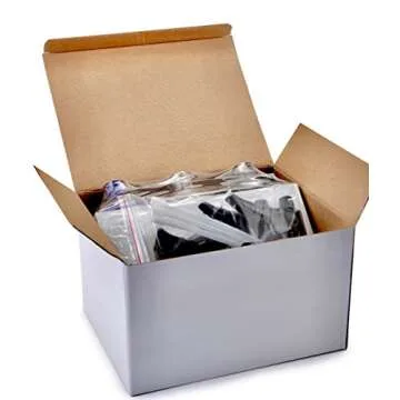 Vivaplex, 3, Large, 16 oz, Empty, Assorted Colors, Glass Spray Bottles with Black Trigger Sprayer