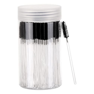100 Pcs Crystal Disposable Mascara Wands for Makeup
