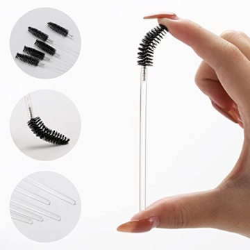 100 Pcs Crystal Disposable Mascara Wands for Makeup