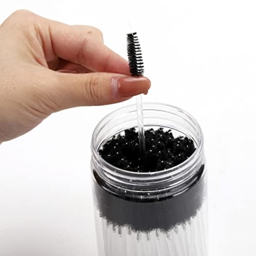 100 Pcs Crystal Disposable Mascara Wands for Makeup
