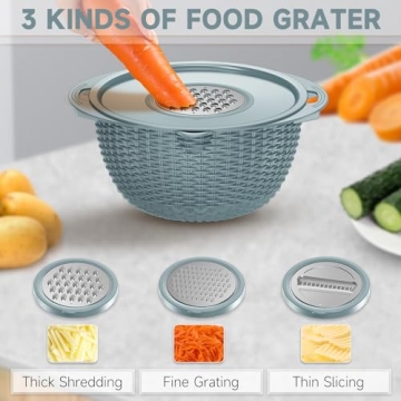 Versatile 4-in-1 Strainer Bowl Set for Effortless Meal Prep