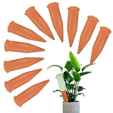 Terracotta Plant Watering Stakes for Indoor and Outdoor Use