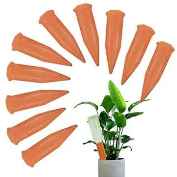 Terracotta Plant Watering Stakes for Indoor and Outdoor Use