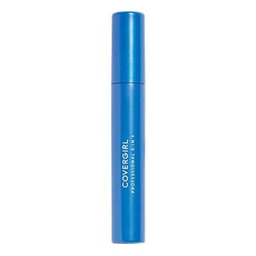 COVERGIRL Professional All-in-One Curved Brush Mascara, Black 205, 0.3 fl oz (9 ml) (Packaging may v...