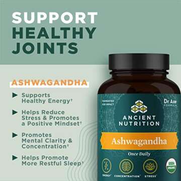 Organic Ashwagandha Tablets for Energy and Clarity