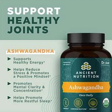 Organic Ashwagandha Tablets for Energy and Clarity