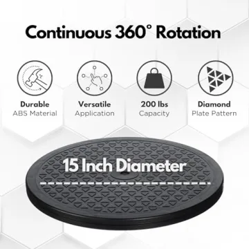 LapWorks 15.9" Heavy-Duty Lazy Susan Swivel for All