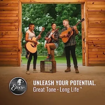 Elixir Acoustic Guitar Strings, Light 12-53 Set