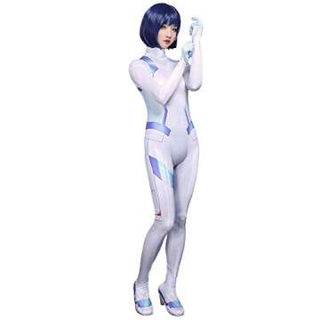 Cosplay.fm Women's Cosplay Costume Spandex Bodysuit (XL, Multicolored)