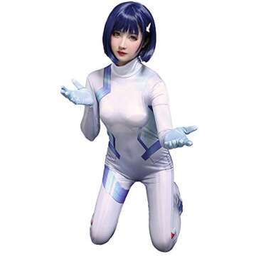 Cosplay.fm Women's Cosplay Costume Spandex Bodysuit (XL, Multicolored)