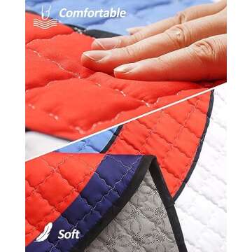 RALMAT Baby Play Mat, Washable Rug, Round Kids Rug, Soft Captain America Rug, Non-Slip Classroom Rug for Children,Toddlers, Infants, Toy Storage Bag Organizer 58x58 Inch